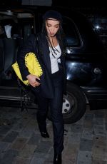 FKA TWIGS Arrives at Chiltern Firehouse in London 02/03/2016