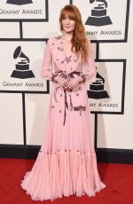 FLORENCE WELSCH at Grammy Awards 2016 in Los Angeles 02/15/2016