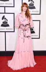FLORENCE WELSCH at Grammy Awards 2016 in Los Angeles 02/15/2016