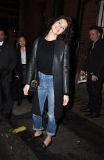 GEMMA ARTERON Leaves Apollo Theatre in London 02/04/2016