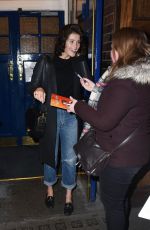 GEMMA ARTERON Leaves Apollo Theatre in London 02/04/2016