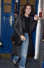 GEMMA ARTERON Leaves Apollo Theatre in London 02/04/2016