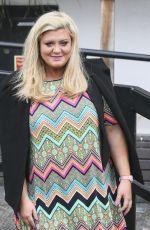GEMMA COLLINS Leaves ITV Studios in London 02/04/2016