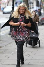 GEMMA COLLINS Out and About in West London 02/04/2016
