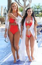 GEORGIA KOUSOULOU, KATE WRIGHT, CHLOE MEADOWS and COURTNEY GREEN in Bikinis