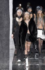 GIGI and BELLA HADID at Rihanna’s Fenty x Puma Fashion Show in New York 02/12/2016
