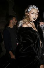 GIGI and BELLA HADID at Rihanna’s Fenty x Puma Fashion Show in New York 02/12/2016