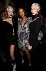 GIGI and BELLA HADID at Rihanna’s Fenty x Puma Fashion Show in New York 02/12/2016