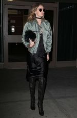 GIGI HADID Arrives at Kanye West
