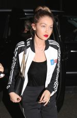 GIGI HADID Arrives at Nice Guy in West Hollywood 02/03/2016