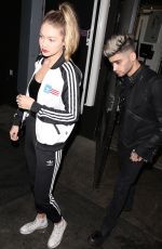 GIGI HADID Arrives at Nice Guy in West Hollywood 02/03/2016