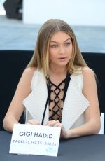 GIGI HADID at SI Sswimsuit 2016 Swim Beach in Miami 02/17/2016