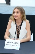 GIGI HADID at SI Sswimsuit 2016 Swim Beach in Miami 02/17/2016