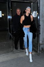 GIGI HADID Night Out in New York 02/12/2016