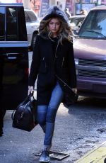 GIGI HADID Out and About in New York 02/13/2016