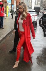 GIGI HADID Out in New York 02/16/2016