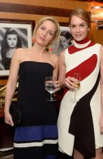 GILLIAN ANDERSON at Avedon By Dior Party in London 01/19/2016