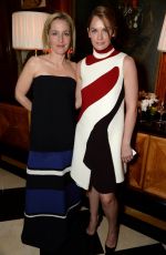 GILLIAN ANDERSON at Avedon By Dior Party in London 01/19/2016