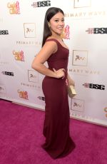 GINA RODRIGUEZ at Primary Wave 10th Annual Pre-grammy Party in West Hollywood 02/14/2016