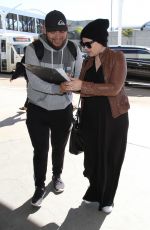 GINNIFER GOODWIN at LAX Airport in Los Angeles 02/01/2016