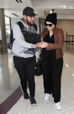 GINNIFER GOODWIN at LAX Airport in Los Angeles 02/01/2016