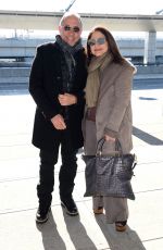 GLORIA and Emilio ESTEFAN at JFK Airport in New York 01/28/2016
