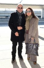 GLORIA and Emilio ESTEFAN at JFK Airport in New York 01/28/2016