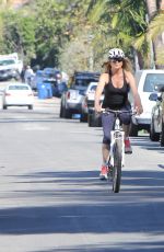 GOLDIE HAWN Out for a Bike Ride in Los Angeles 02/09/2016