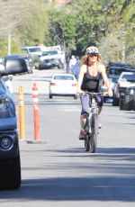 GOLDIE HAWN Out for a Bike Ride in Los Angeles 02/09/2016