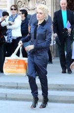 GWEN STEFANI Leaves a Church Service in Los Angeles 02/07/2016