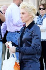 GWEN STEFANI Leaves a Church Service in Los Angeles 02/07/2016