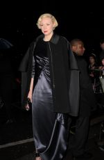 GWENDOLINE CHRISTIE Arrives at Charles Finch Pre-bafta Party in London 02/13/2016