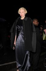 GWENDOLINE CHRISTIE Arrives at Charles Finch Pre-bafta Party in London 02/13/2016