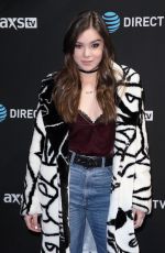 HAILEE STEINFELD at DirecTV Super Saturday Night in San Francisco 02/06/2016