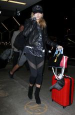 HAILEY BALDWIN at LAX Airport in Los Angeles 02/22/2016
