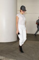 HAILEY BALDWIN at Los Angeles International Airport 02/19/2016