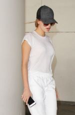 HAILEY BALDWIN at Los Angeles International Airport 02/19/2016