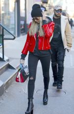 HAILEY BALDWIN Leaves Cipriani Restaurant in New York 02/14/2016