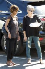 HALLE BERY at Cafe Med in West Hollywood 02/20/2016