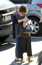 HALLE BERY at Cafe Med in West Hollywood 02/20/2016