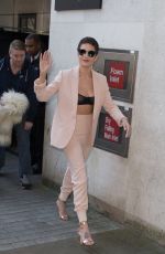 HALSEY Arrives at BBC Radio 1 Studios in London 02/25/2016