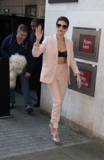 HALSEY Arrives at BBC Radio 1 Studios in London 02/25/2016