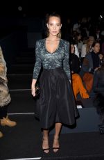 HANNAH DAVIS at Vera Wang Fashion Shoe at New York Fashion Week 02/16/2016