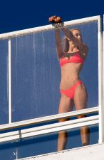 HANNAH FERGUSON in Bikini on the Set of a Photoshoot in Miami 02/18/2016