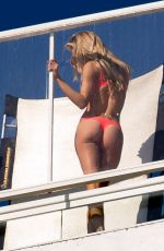 HANNAH FERGUSON in Bikini on the Set of a Photoshoot in Miami 02/18/2016