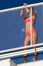 HANNAH FERGUSON in Bikini on the Set of a Photoshoot in Miami 02/18/2016