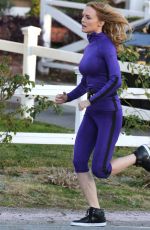 HEATHER GRAHAM on the Set of Angie Tribeca in Studio City 02/03/2016