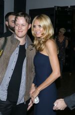 HEIDI KLUM Arrives at Avalon Nightclub in Los Angeles 02/21/2016