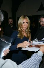 HEIDI KLUM Arrives at Avalon Nightclub in Los Angeles 02/21/2016