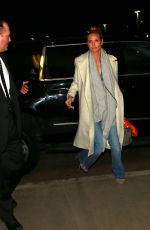 HEIDI KLUM Arrives at LAX Airport in Los Angeles 02/09/2016